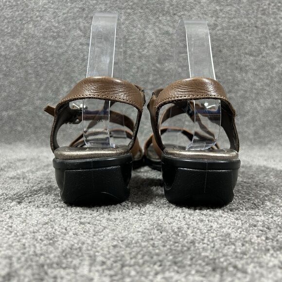 Ecco Sensata Womens Size 40 Brown Leather Strappy Slingback Sandals Used - Picture 5 of 12